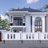 Mẫu nhà phố mái Nhật 2 tầng mặt tiền 8m-10m